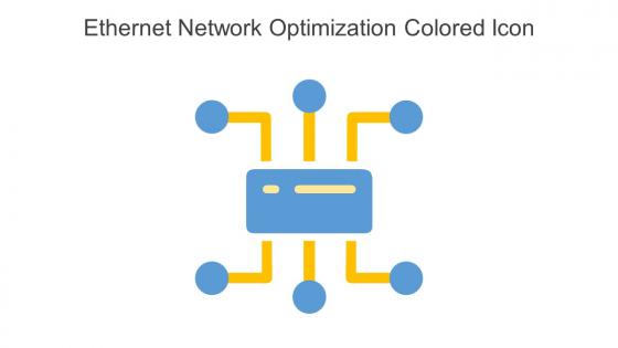 Ethernet Network Optimization Colored Icon In Powerpoint Pptx Png And Editable Eps Format