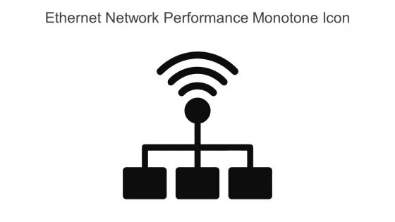 Ethernet Network Performance Monotone Icon In Powerpoint Pptx Png And Editable Eps Format