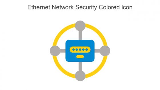 Ethernet Network Security Colored Icon In Powerpoint Pptx Png And Editable Eps Format