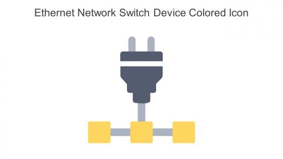 Ethernet Network Switch Device Colored Icon In Powerpoint Pptx Png And Editable Eps Format