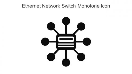 Ethernet Network Switch Monotone Icon In Powerpoint Pptx Png And Editable Eps Format