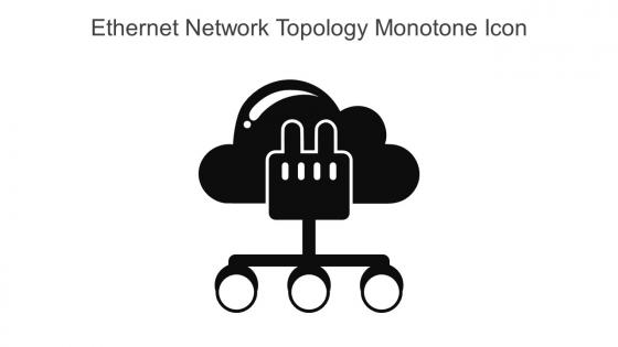 Ethernet Network Topology Monotone Icon In Powerpoint Pptx Png And Editable Eps Format