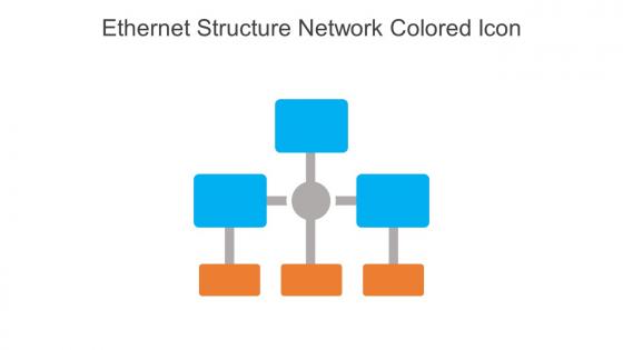 Ethernet Structure Network Colored Icon In Powerpoint Pptx Png And Editable Eps Format