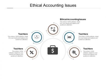 Ethical accounting issues ppt powerpoint presentation outline background cpb