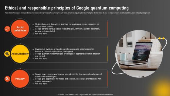 Ethical And Responsible Principles Of Google Quantum Google Quantum Computer AI SS