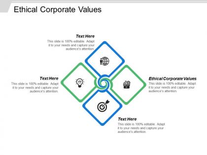 Ethical corporate values ppt powerpoint presentation file background cpb