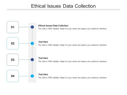 Ethical issues data collection ppt powerpoint presentation model grid cpb