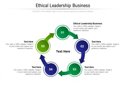 Ethical leadership business ppt powerpoint presentation professional template cpb