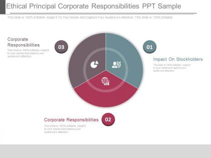 Ethical principal corporate responsibilities ppt sample