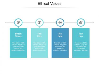 Ethical values ppt powerpoint presentation slides clipart images cpb