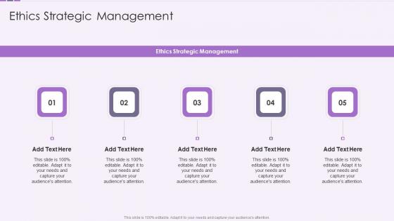 Ethics Strategic Management In Powerpoint And Google Slides Cpb