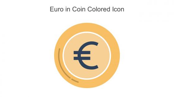 Euro In Coin Colored Icon In Powerpoint Pptx Png And Editable Eps Format