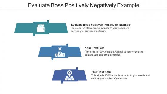 Evaluate Boss Positively Negatively Example Ppt Powerpoint Presentation Styles Good Cpb