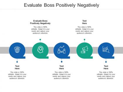 Evaluate boss positively negatively ppt powerpoint presentation portfolio inspiration cpb