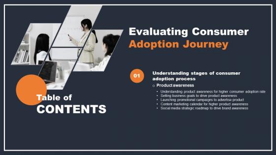 Evaluating Consumer Adoption Journey Table Of Contents