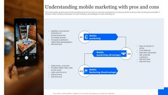 Evaluating E Marketing Campaigns Understanding Mobile Marketing With Pros And Cons MKT SS V