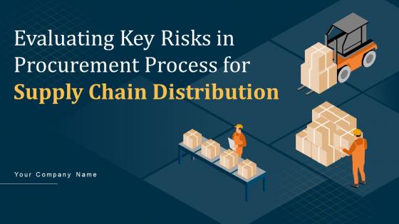 Evaluating Key Risks In Procurement Process For Supply Chain Distribution Complete Deck