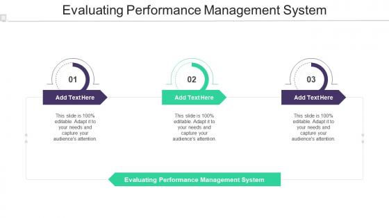 Evaluating Performance Management System In Powerpoint And Google Slides Cpb