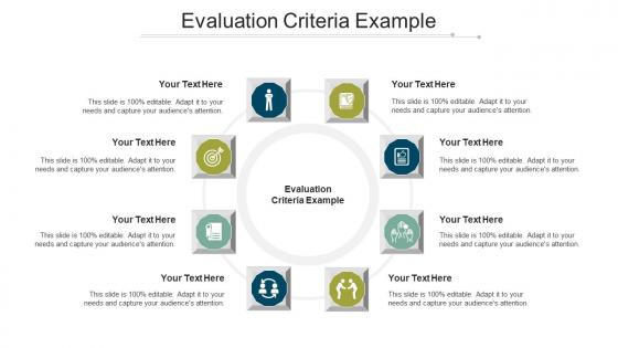 Evaluation Criteria Example Ppt Powerpoint Presentation Infographics Graphics Design Cpb