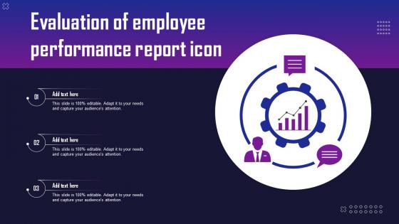 Evaluation Of Employee Performance Report Icon