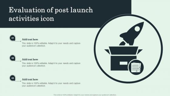 Evaluation Of Post Launch Activities Icon