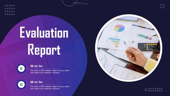 Evaluation Report Ppt Powerpoint Presentation File Outline