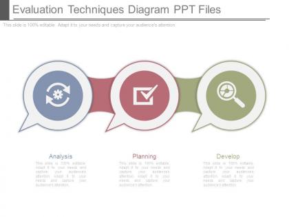 Evaluation techniques diagram ppt files