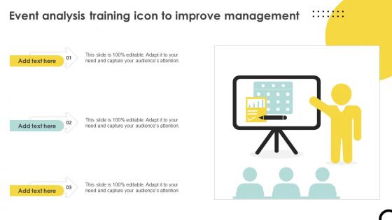 Event Analysis Training Icon To Improve Management