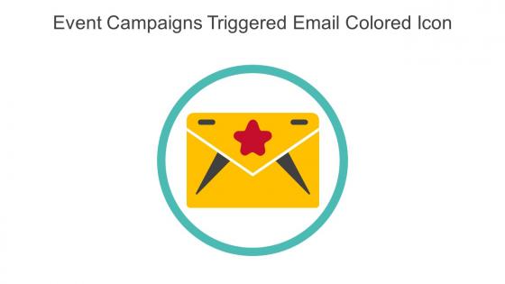 Event Campaigns Triggered Email Colored Icon In Powerpoint Pptx Png And Editable Eps Format
