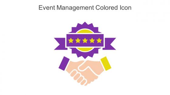 Event Management Colored Icon In Powerpoint Pptx Png And Editable Eps Format