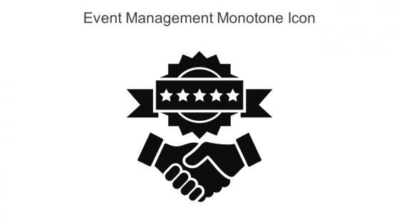 Event Management Monotone Icon In Powerpoint Pptx Png And Editable Eps Format