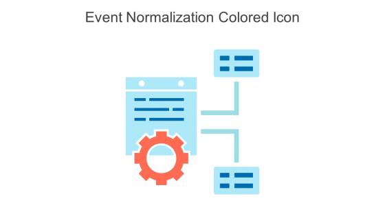Event Normalization Colored Icon In Powerpoint Pptx Png And Editable Eps Format