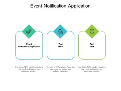 Event notification application ppt powerpoint presentation show slide cpb