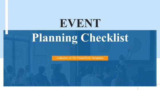 Event Planning Checklist Powerpoint Ppt Template Bundles
