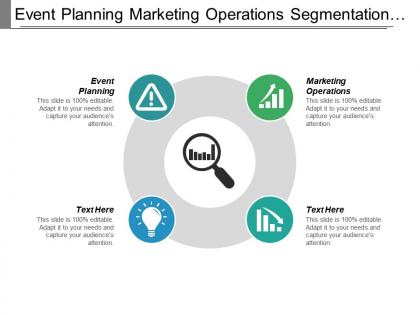 Event planning marketing operations segmentation marketing retail management cpb