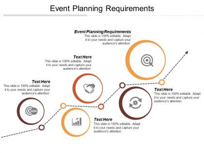 Event planning requirements ppt powerpoint presentation file slide cpb