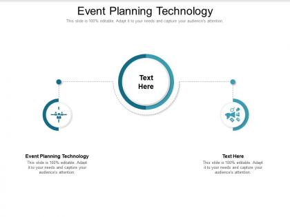 Event planning technology ppt powerpoint presentation slides outline cpb