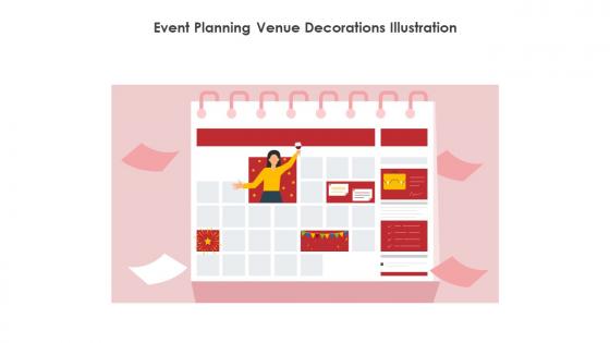 Event Planning Venue Decorations Illustration
