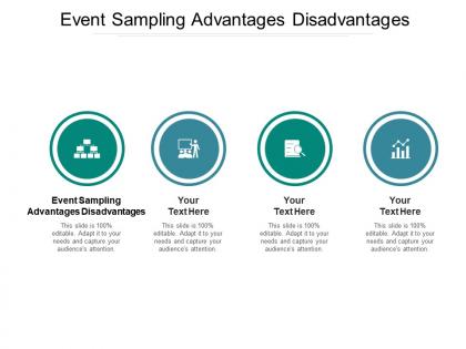 Event sampling advantages disadvantages ppt powerpoint presentation inspiration deck cpb