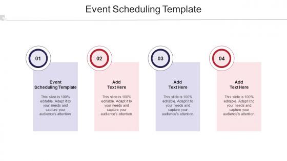 Event Scheduling Template Ppt Powerpoint Presentation Slides Ideas Cpb