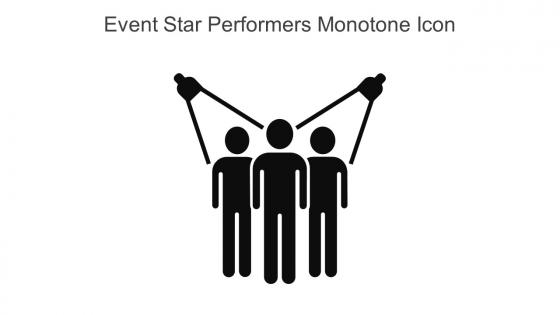 Event Star Performers Monotone Icon In Powerpoint Pptx Png And Editable Eps Format