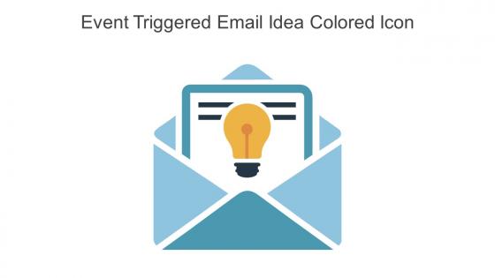 Event Triggered Email Idea Colored Icon In Powerpoint Pptx Png And Editable Eps Format