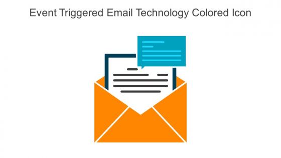 Event Triggered Email Technology Colored Icon In Powerpoint Pptx Png And Editable Eps Format