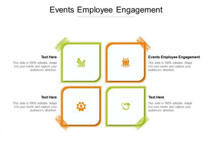 Events employee engagement ppt powerpoint presentation model outfit cpb