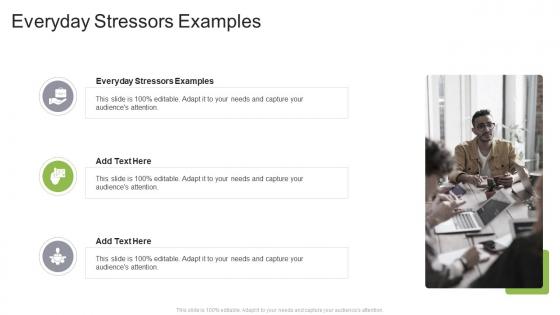 Everyday Stressors Examples In Powerpoint And Google Slides Cpb