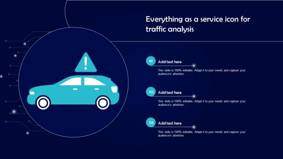 Everything As A Service Icon For Traffic Analysis