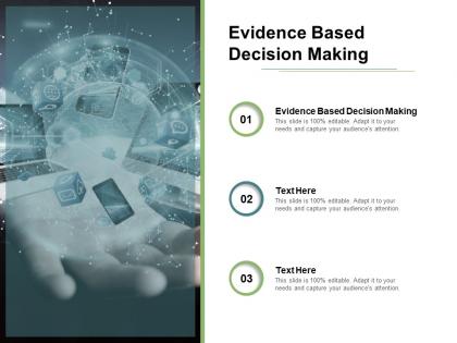Evidence based decision making ppt powerpoint presentation summary cpb