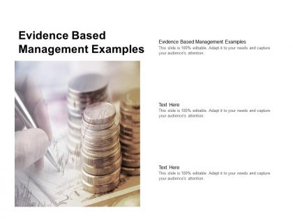 Evidence based management examples ppt powerpoint presentation gallery tips cpb
