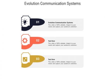 Evolution communication systems ppt powerpoint presentation layouts guide cpb