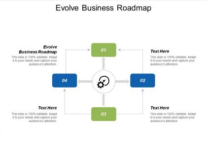 Evolve business roadmap ppt powerpoint presentation infographic template picture cpb